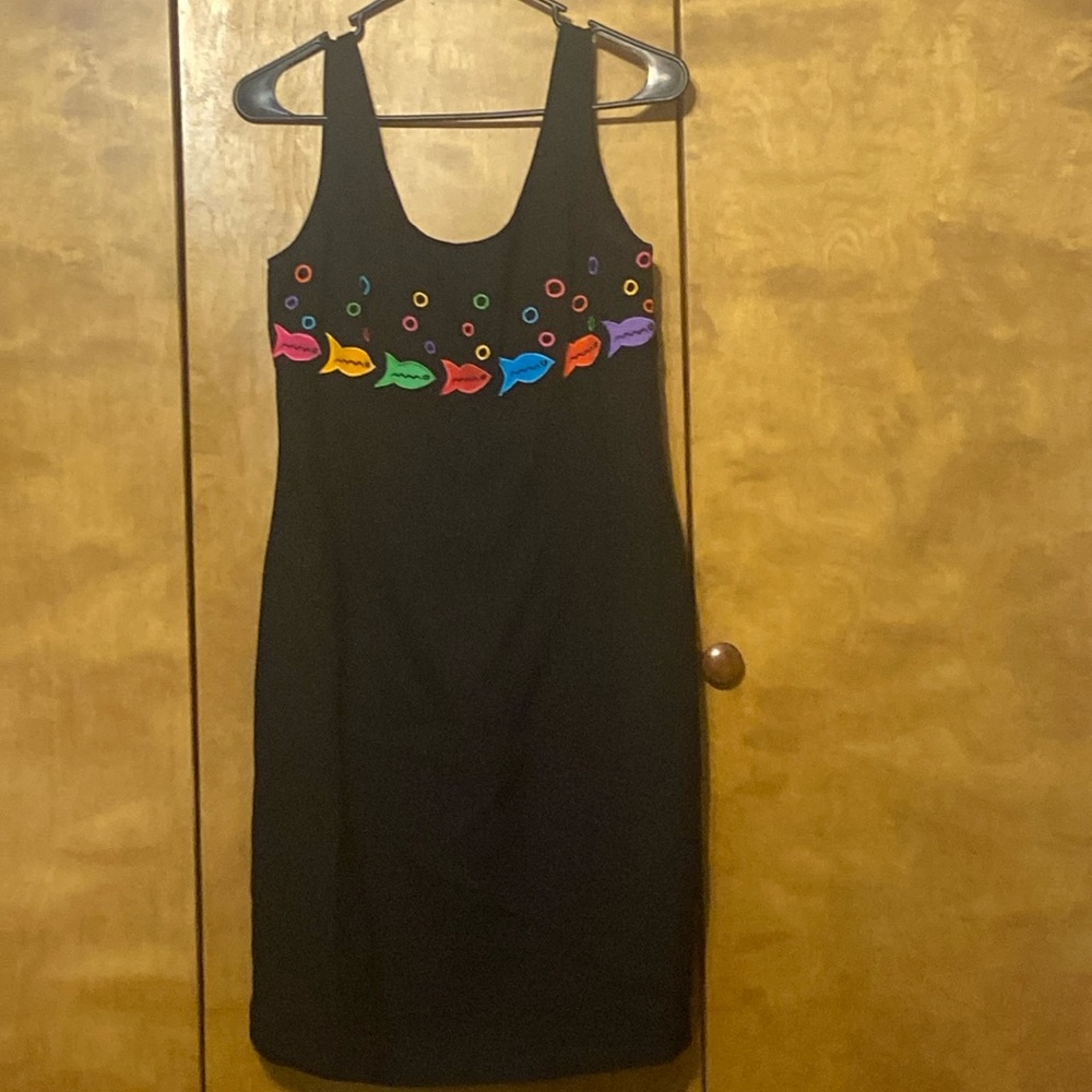 Deborah Laws Fish Dress.  Size 10
